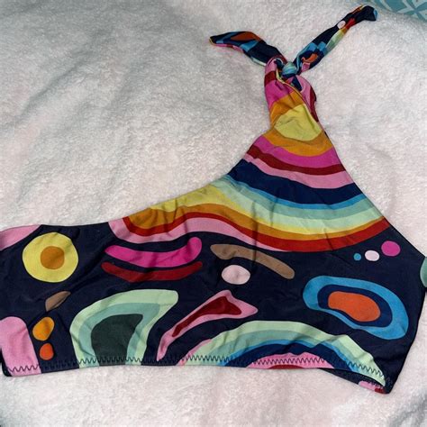 1 Shoulder Strap Adjustable Bikini Top Made In Depop