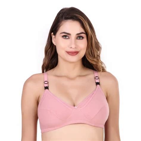 Cotton Blend Bandeau Mother Comfortable Bra For Daily Use Plain At Rs