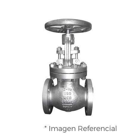 VÁLVULA GLOBO ACERO FUNDIDO ASTM A216 WCB CLASE 150 MOD 143XU