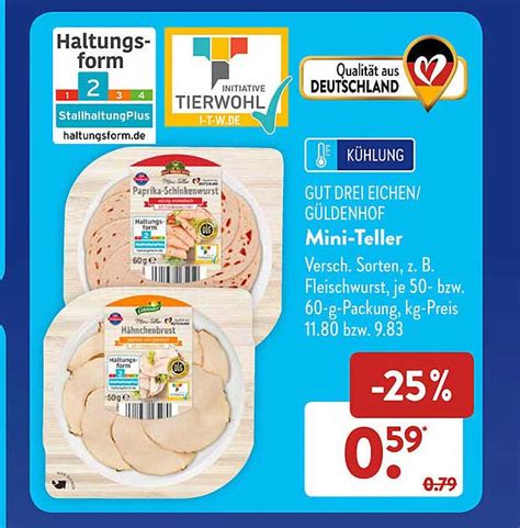 Gut Drei Eichen Güldenhof Mini teller Angebot bei ALDI SÜD 1Prospekte de