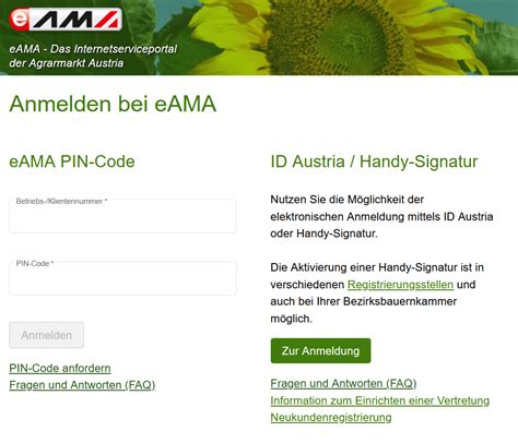 Wissenswertes Zum Online Antrag Ama Agrarmarkt Austria