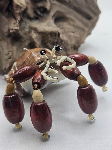 Beaded Hermit Crab Beach Decor Hermit Crabs Etsy