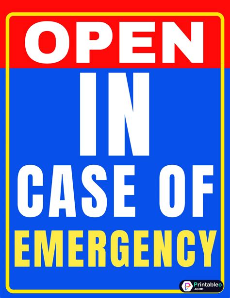 20 Printable Emergency Exit Sign Download Free Pdfs