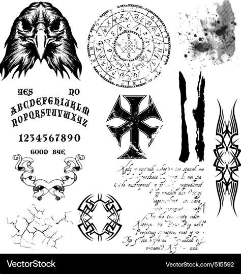 Gothic elements Royalty Free Vector Image - VectorStock