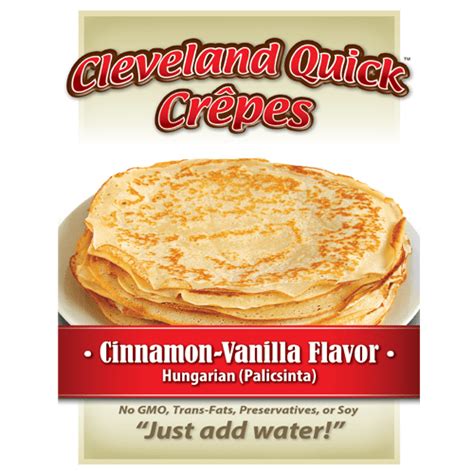 Cinnamon Vanilla Crepe Mix Five 16 Ounce Packages Alamarra