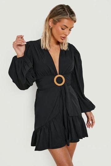 Black Skater Dresses Boohoo Uk