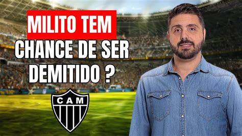 Milito Tem Chance De Ser Demitido Do Atl Tico Galo Foi Derrotado Mais