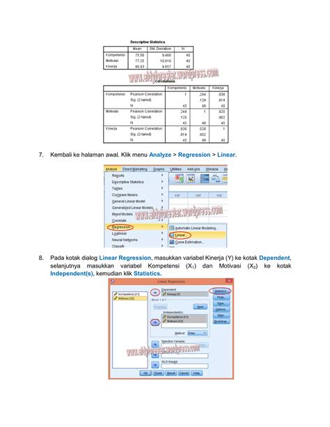 Panduan Analisis Korelasi Berganda Dengan Spss Pdf