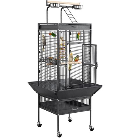 Buy Yaheetech 61 Inch Playtop Wrought Iron Large Parrot Bird Cages With