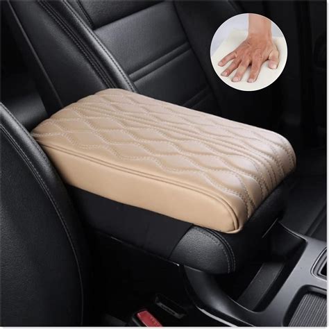 Amazon Memory Cotton Leather Car Armrest Box Pad Universal Style