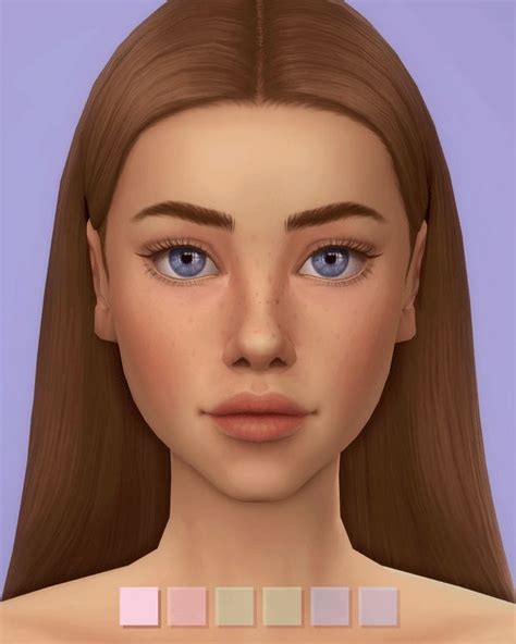 Rhea Skin Set Miiko In 2024 Sims 4 Cc Skin Skin Face And Body