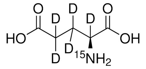 L Glutamic Acid 15n 2 3 3 4 4 D5 97 Atom D 98 Atom 15n 95 Cp Sigma Aldrich