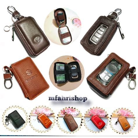 Jual Dompet Kunci Remote Keyless Mobil Kulit Asli Original Transparan