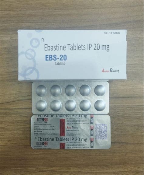 Ebastine 20mg Tablets All India At Rs 140 Stripe In Chandigarh ID