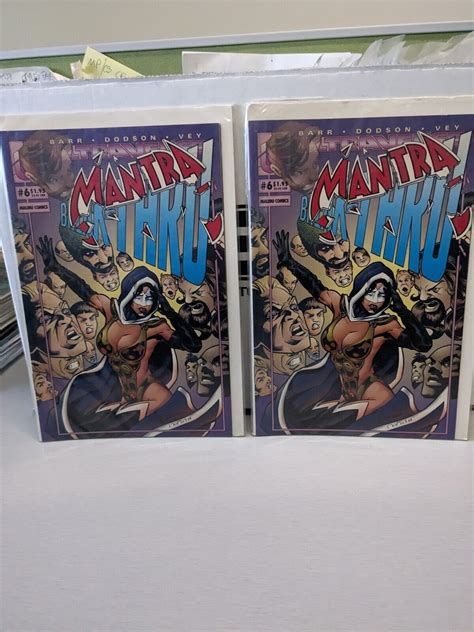 Vintage 1993 Ultraverse Mantra Break Thru 1 Vol 6 Vf Comic Book Malibu