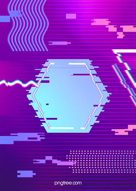 Glitch Style Purple Abstract Background Wallpaper Image For Free