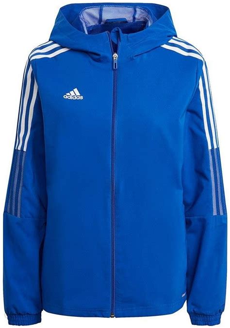 Kurtka Damska Adidas Tiro Windbreaker Niebieska Gp L Ceny I