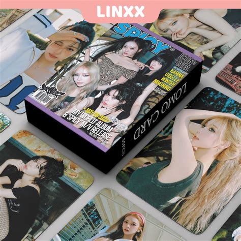 Linxx Pcs Aespa Spicy Album Lomo Card Kpop Photocards Postcards