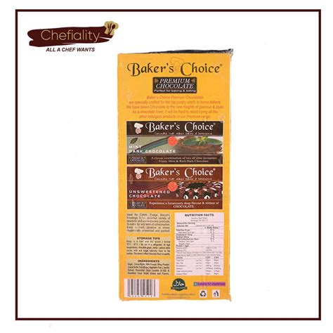 Baker S Choice Chocolate White Gm