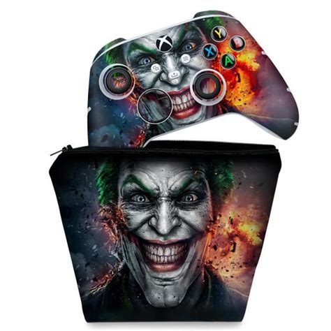 Capa Case e Skin Compatível Xbox Series S X Controle Coringa Joker