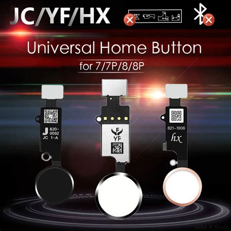 Jc Meibi 5th Yf Hx 3rd Gen Universal Home Button For Iphone 7 7g 8 8g