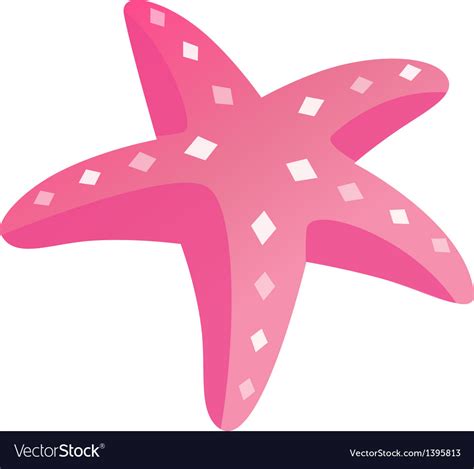 Icon Starfish Royalty Free Vector Image Vectorstock