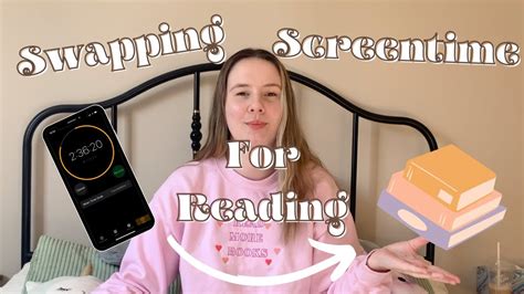 Swapping My Screen Time With Reading Reading Vlog YouTube