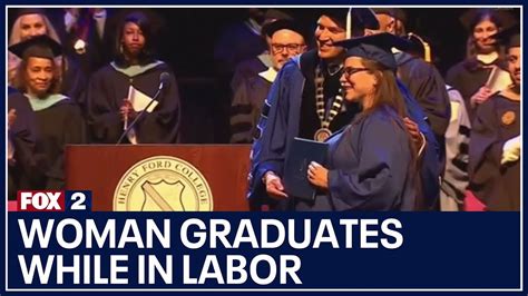 Woman Graduates While In Labor Heads To Hospital Right After Nothing