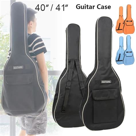 Bolsa De Tela Oxford Para Guitarra El Ctrica Ac Stica Funda Acolchada