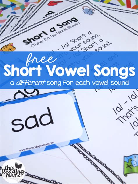 Free Short Vowel Songs Vowel Song Teaching Vowels Teaching Short Vowel