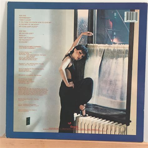 Pat Benatar – In The Heat Of The Night – Vinyl Distractions