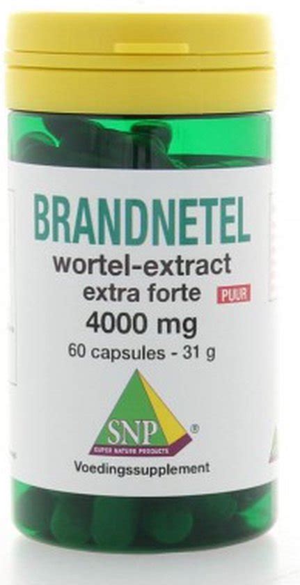 Snp Brandnetelwortel Extract Mg Puur Capsules Bol