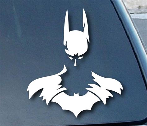 Diecut Vinyl Batman Logo Decal Sticker Comic Colored Batman Marvel