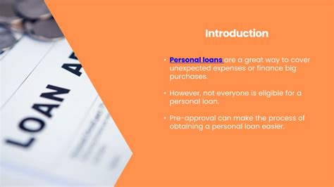 Ppt Unlocking Financial Opportunities Personal Loan Pre Approval