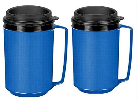 Two 12 Oz Insulated Coffee Mugs Like The Classic Aladdin Mugs By Thermo