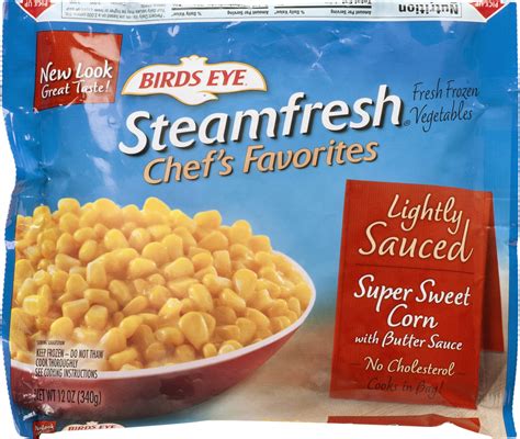 Birds Eye Steamfresh Chef S Favorites Lightly Sauced Super Sweet Corn