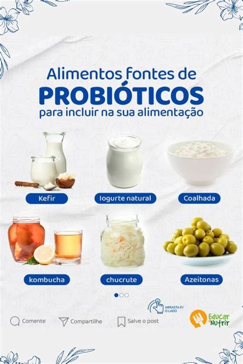 Esses alimentos contém muitos probióticos Dicas de nutrição Saúde