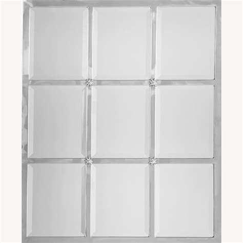 Pottery Barn Eagan Small Multipanel Wall Mirror 28 X 33 AptDeco