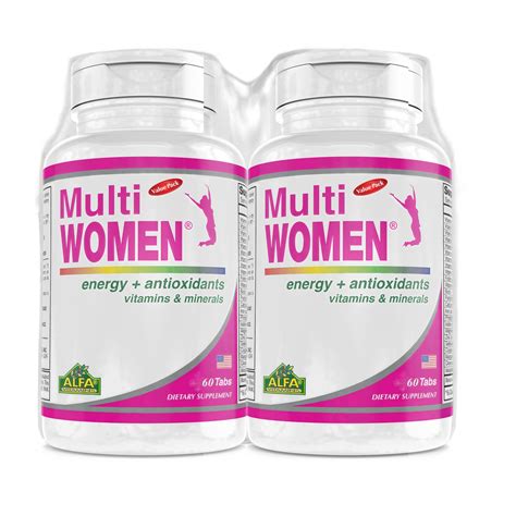 Multi Women Daily Multivitamins For Women 60 Tablets 2 PACK