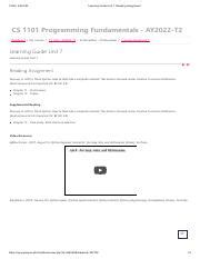 Learning Guide Unit Reading Assignment Pdf Pm Learning