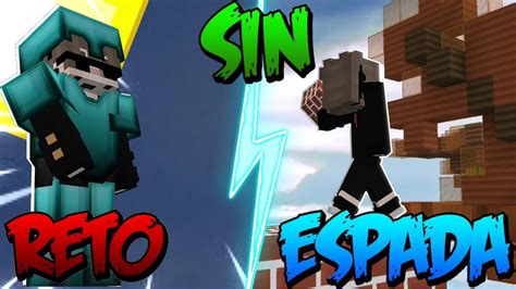 Reto Minecraft Sin Espada Skywars Sin Espada Skywars Minecraft Pe