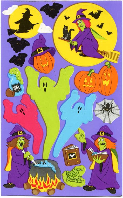 Sandylion Halloween Maxi Scrapbook Scrapbooking Stickers Retired Designs Ebay