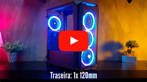 Gabinete Pichau Gaming Gadit X Lateral Vidro Temp Pgg X Pichau