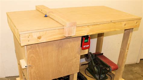 Mobile Router Station And Workbench Simple And Heavy Duty Youtube