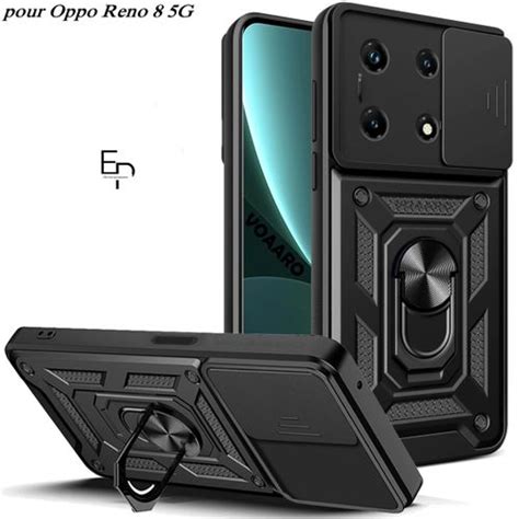 Coque Pour Oppo Reno 8 5g Antichoc Ring 360° Magnétique Protection Caméra Fiche Technique Et