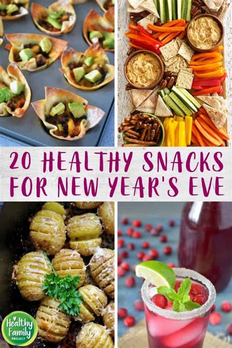 20 Healthy Snacks for New Year's Eve | Healthy Family Project