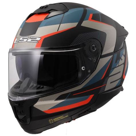 Casco Ls Ff Stream Ii Road Negro Mate Azul