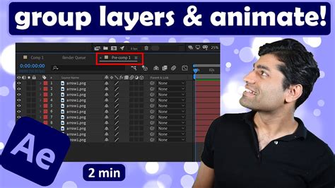 How To Group Layers In After Effects Youtube