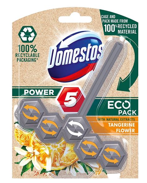 Domestos Power Eco Kostka Zapachowa Do Wc Tangerine Flower G