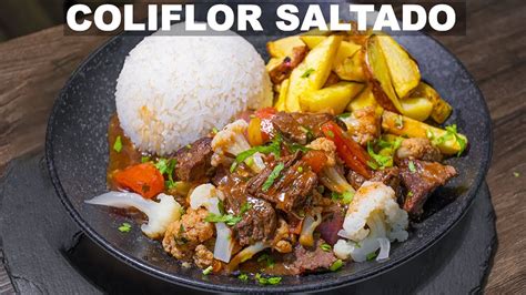 Coliflor Saltado De Carne Suave Y Jugoso Cocinado En Un Toque Abelca